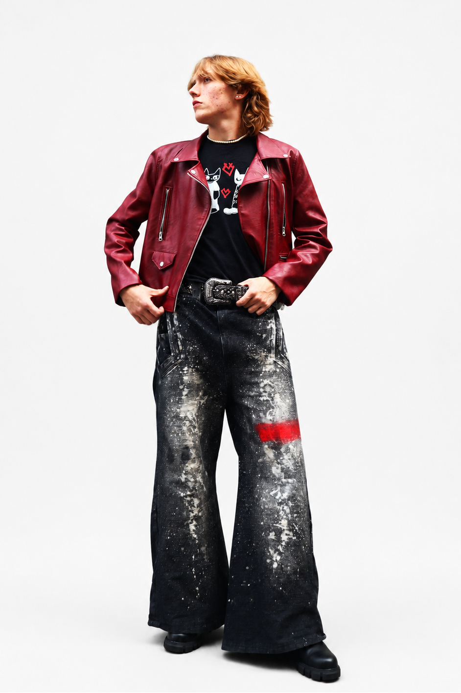 Wide Leg Artist Pants